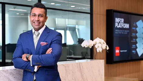 Terry smagh  infor senior vice president and general manager for asia pacific and japan