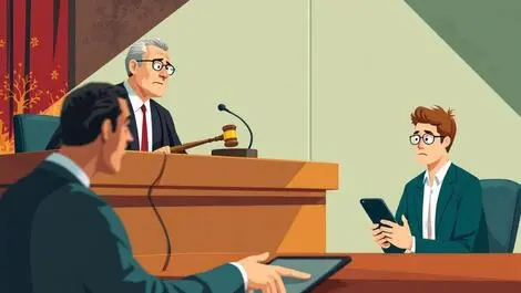 Australian courtroom judge gavel worried consumer mobile phone indigenous australia