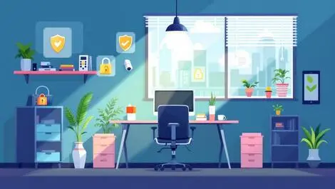 British small business office digital security shields cameras locks uk