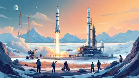 Rocket launch site canada engineers scientists space tech northern sky