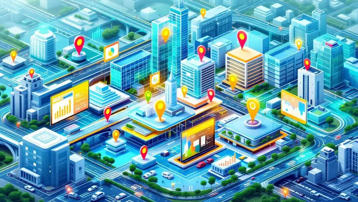 Isometric smart city digital twin geospatial ai urban planning