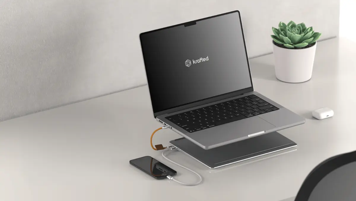 Krafted launches replaceable battery laptop power bank