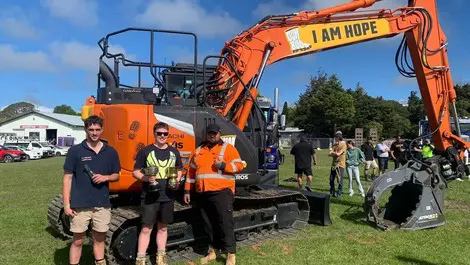 Ingram retains Hawke's Bay excavator operator title
